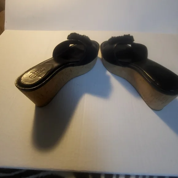 Vintage Coach Wedge‎ Heels Y2K, Floral Design, Women's Size 8.5 - Picture 8 of 12